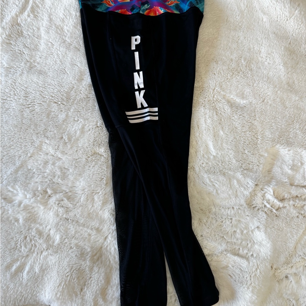 PINK Victoria's Secret Black Leggings